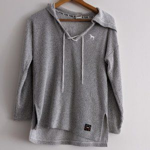 PINK Victoria's Secret Gray Hoodie Sweatshirt Size S